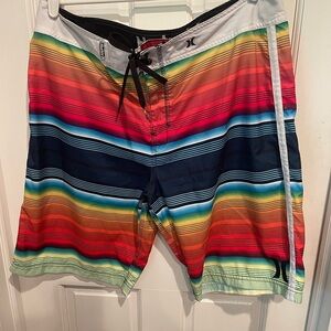Hurley Men's Multicolor Swim/Board Shorts. 36